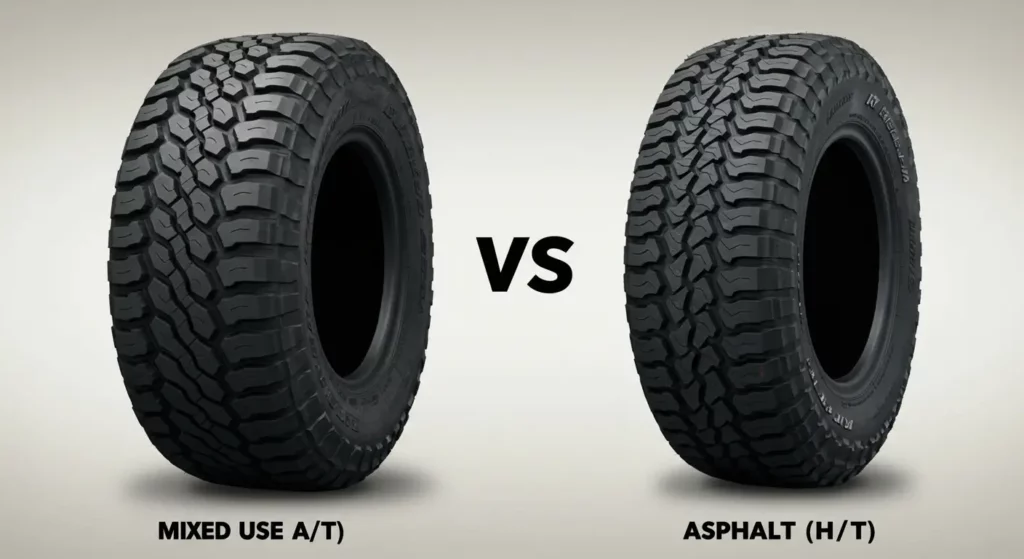 Comparativo de pneus por tipo de terreno