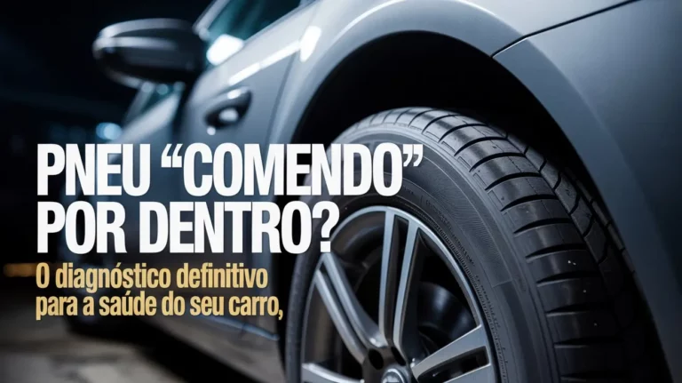 Pneu comendo por dentro causas e solução