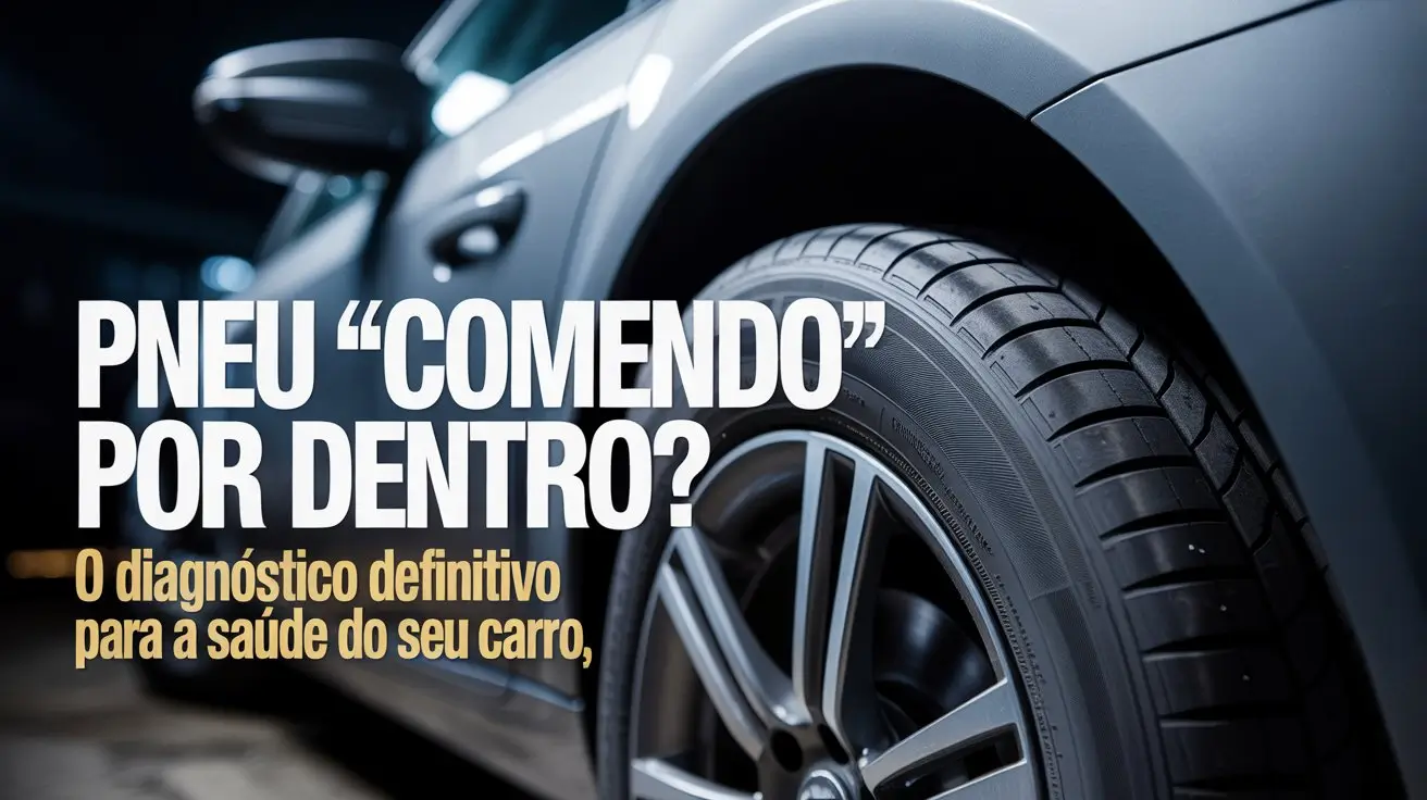 Pneu comendo por dentro causas e solução