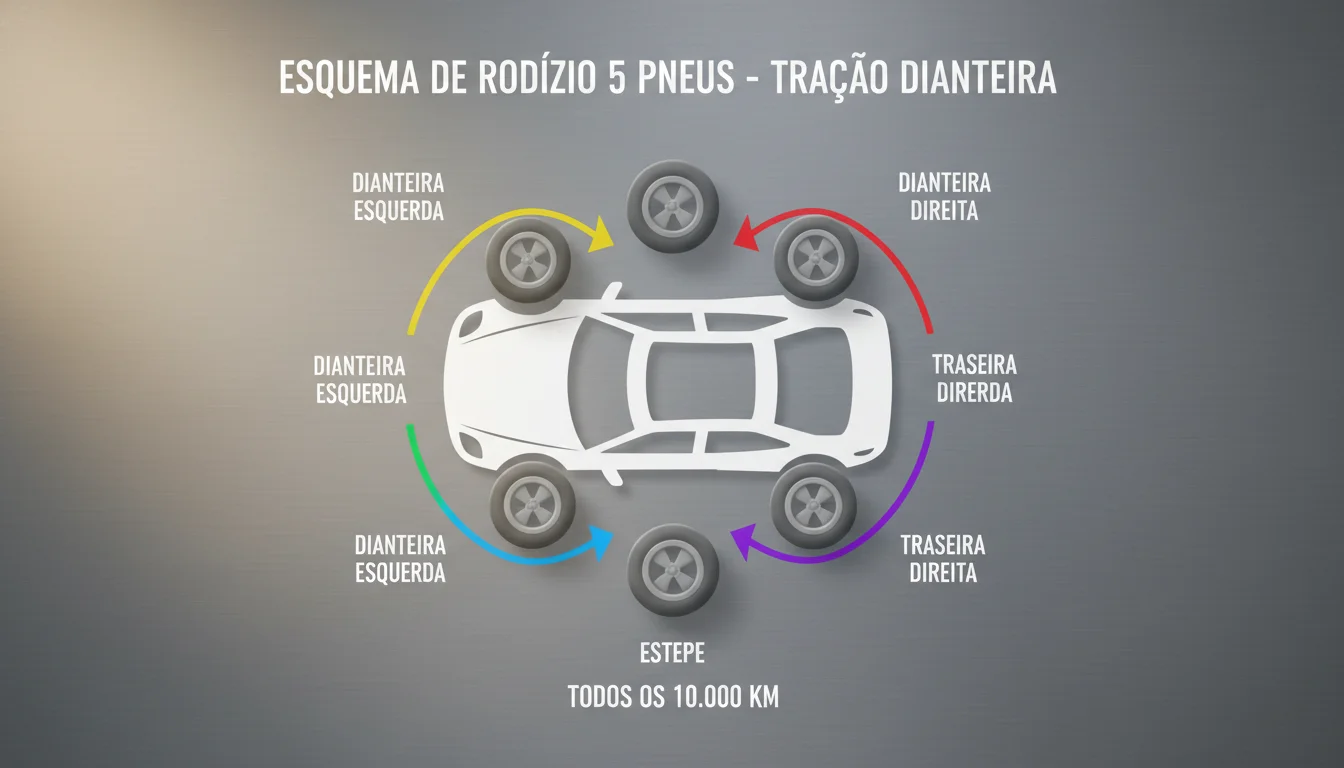 como fazer rodizio de pneu como fazer rodizio de pneu