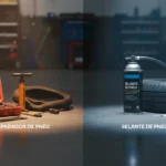 qual a diferença entre reparador de pneu e selante - Imagem de destaque: Qual a Diferença entre Reparador de Pneu e Selante? O Guia Definitivo (2025)