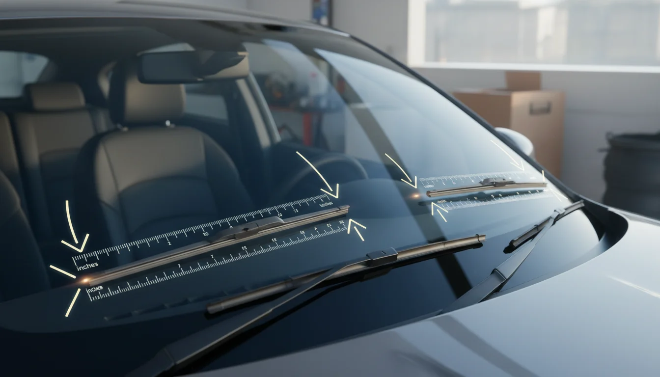 tabela de medidas palhetas limpador de parabrisa