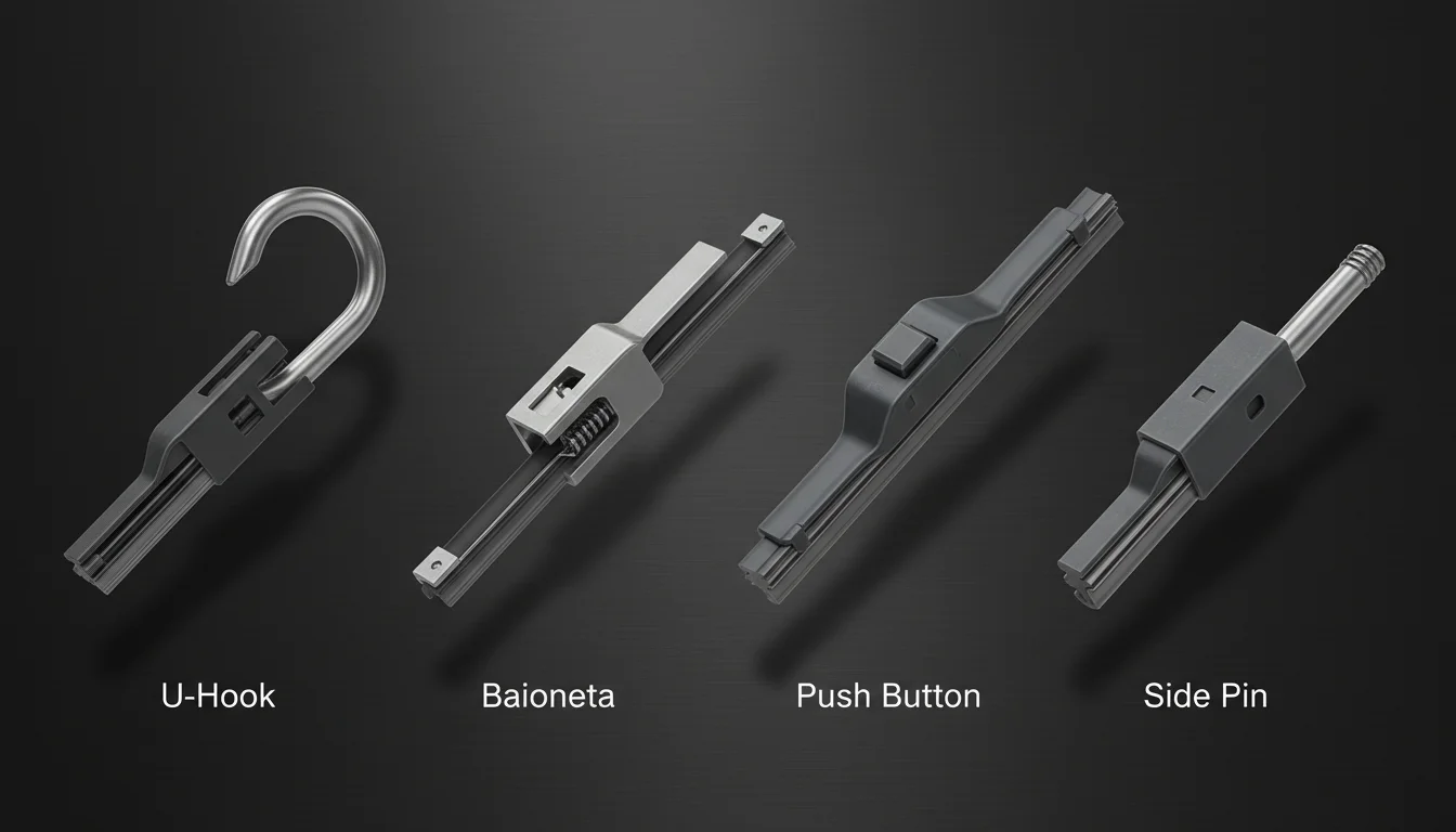tabela de medidas palhetas limpador de parabrisa
