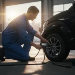 calibragem pneu fiat mobi aro 14 - Imagem de destaque: Calibragem pneu fiat mobi aro 14: o guia técnico e tabela oficial