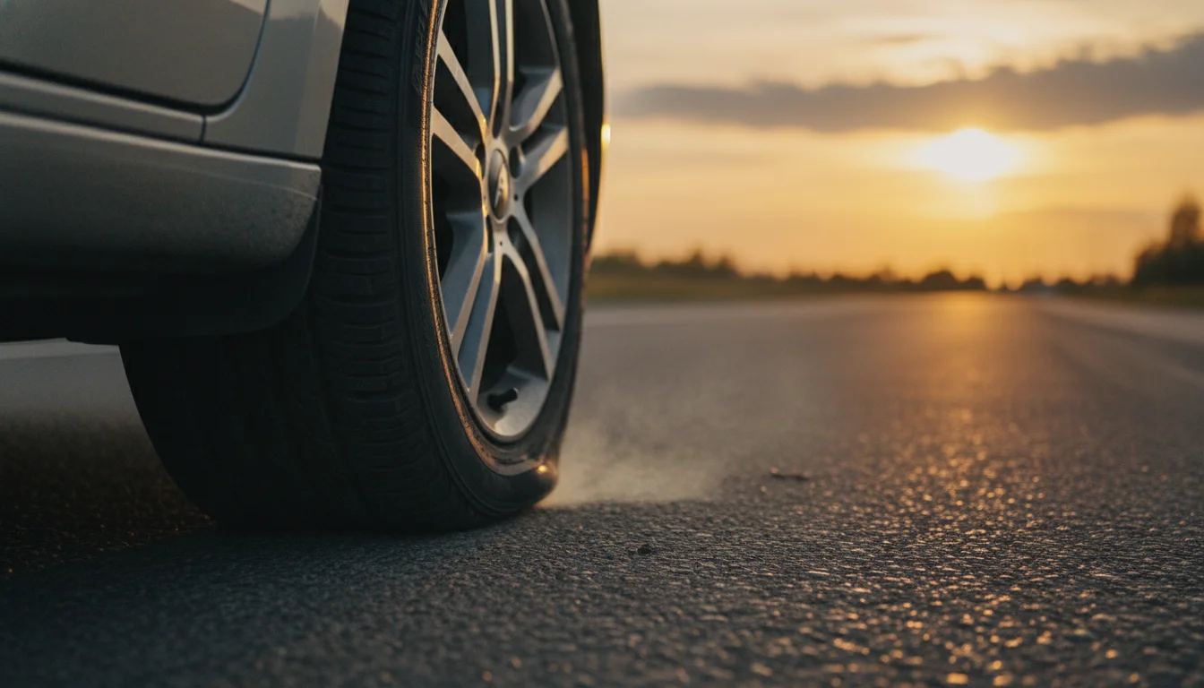 quanto tempo posso andar com pneu murcho - Imagem de destaque: Quanto tempo posso andar com pneu murcho: limites técnicos e riscos