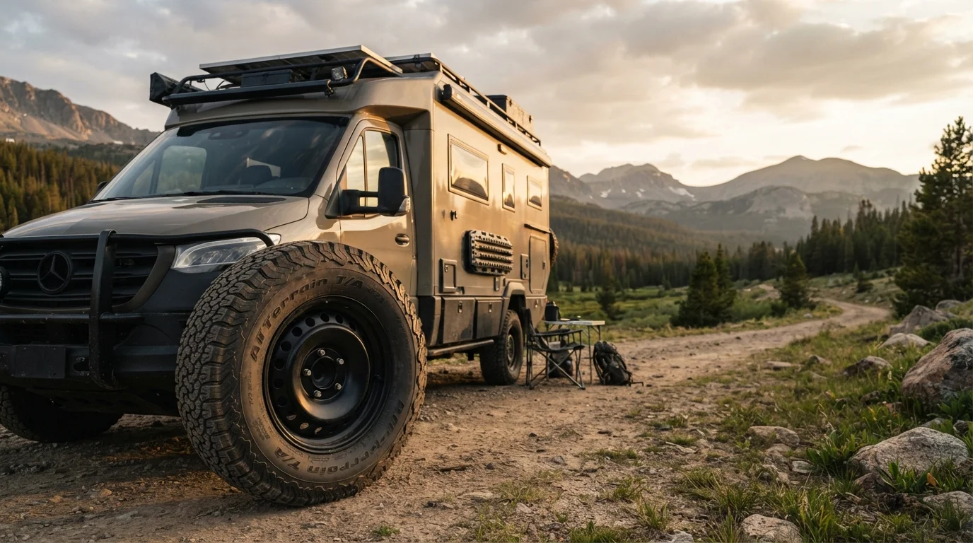 Qual o melhor pneu para motorhome - Imagem de destaque: Qual o melhor pneu para motorhome: análise de engenharia e custo por quilômetro